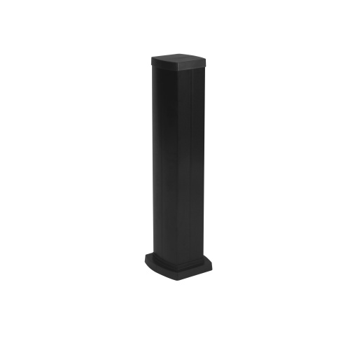 Snap-On мини-колонна алюминиевая с крышкой из пластика 4 секции, высота 0,68 метра, цвет черный | код 653045 |  Legrand